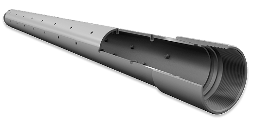 Скважинный фильтр перфорированный с герметизирующими колпачками СФП-ГК