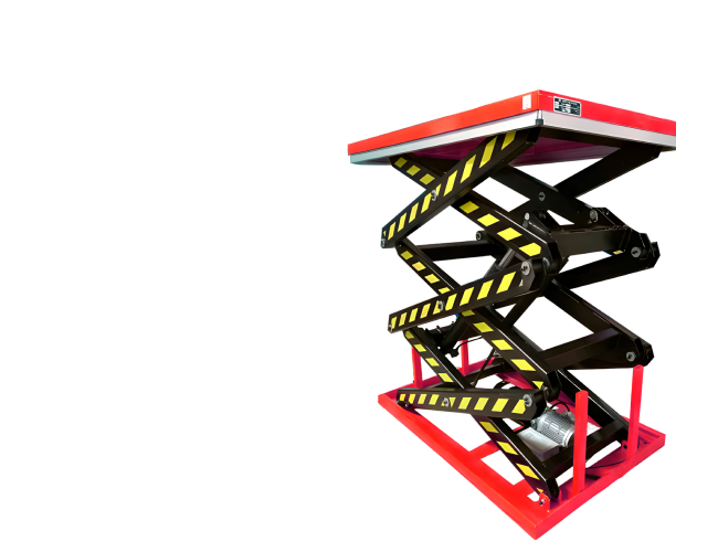 Ножничные грузовые подъемники