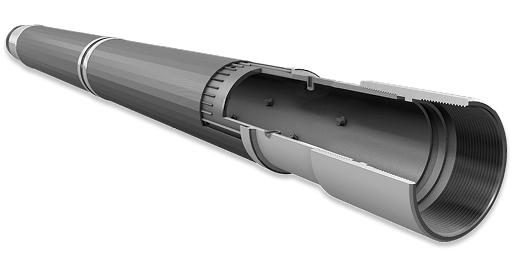 Скважинный фильтр щелевой с герметизирующими колпачками СФЩ-ГК